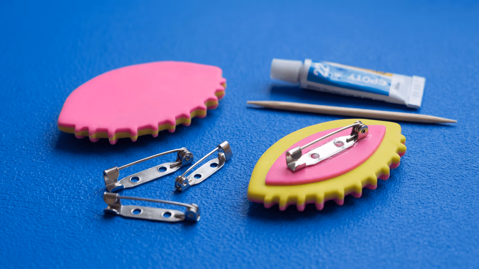 How to Attach Brooch Backs to Polymer Clay