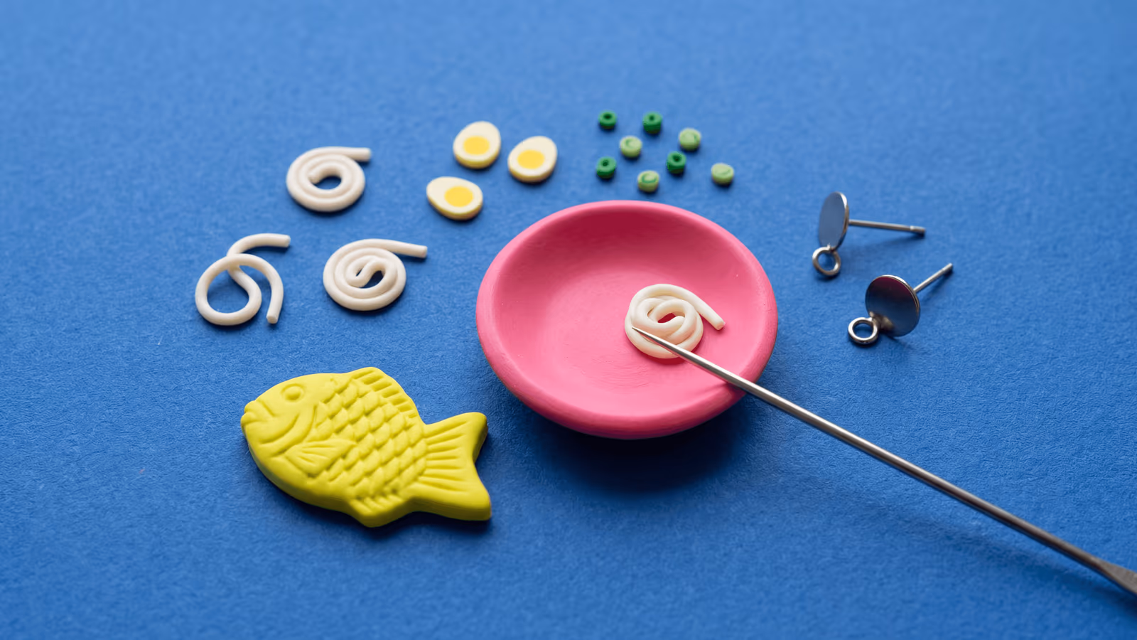 Polymer Clay Miniature Food Charms: Bowls, Fish, and Tiny Toppings
