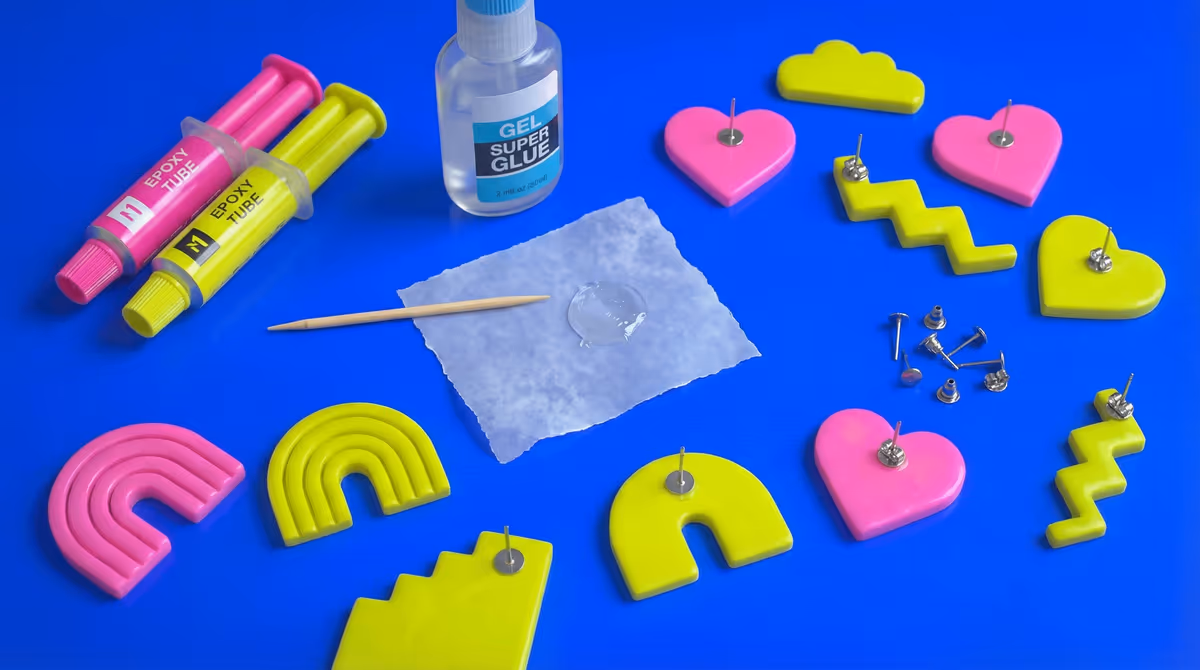 Best Glue for Polymer Clay Earrings: Epoxy, Gel Super Glue, and Flexible Adhesive