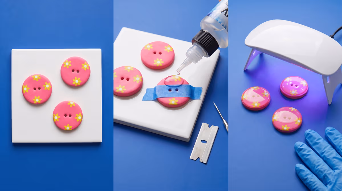 How to Resin Dome Polymer Clay: UV vs Epoxy Tutorial